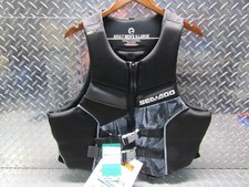 SEA-DOO AIRFLOW REFRACTION EDITION PWC MEN-XL / WOMEN-XXL LIFE JACKET PFD BLACK