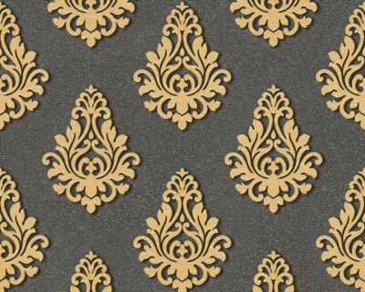 Vliestapete Barock schwarz Glanz Architects Paper Nobile 95981-5 (8,55 /1qm)