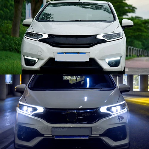 HC LED Headlights For Honda FIT/JAZZ 2013-2020 Sequential with Animation DRL - Picture 11 of 18