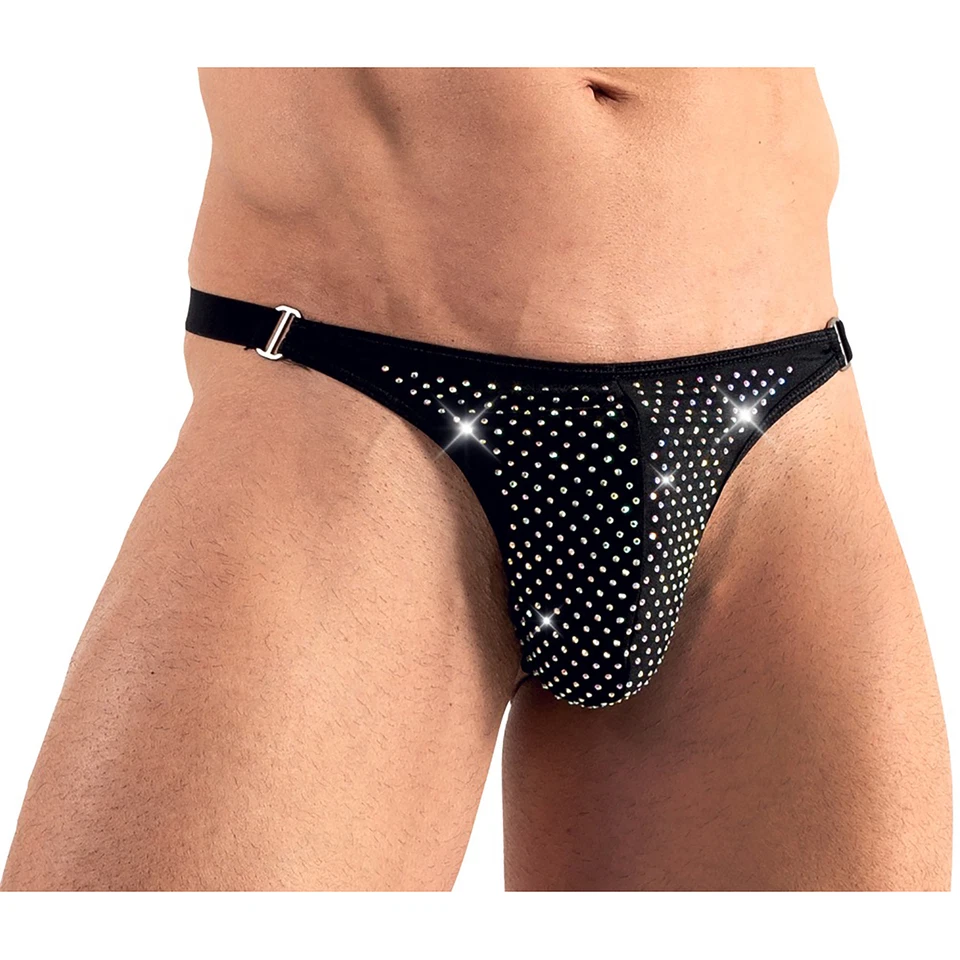 Lingerie Sexy Homme String scintillant - SVENJOYMENT - Photo 1/1
