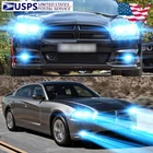 For Dodge Charger 2011 2012 2013 2014  - 8000K LED Headlight + Fog Light Bulbs