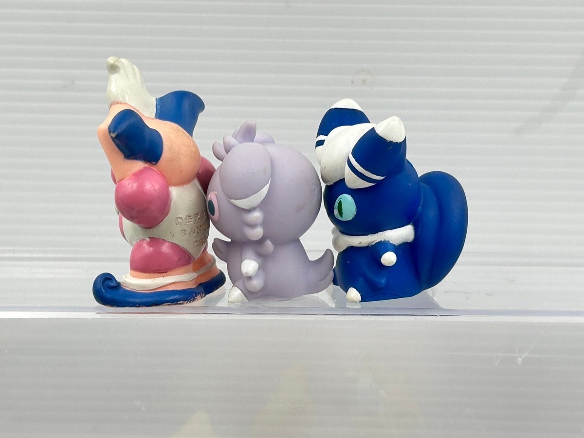 Japan BANDAI Pokemon Mr. Mime Meowstic Espurr Finger Puppet Figure
