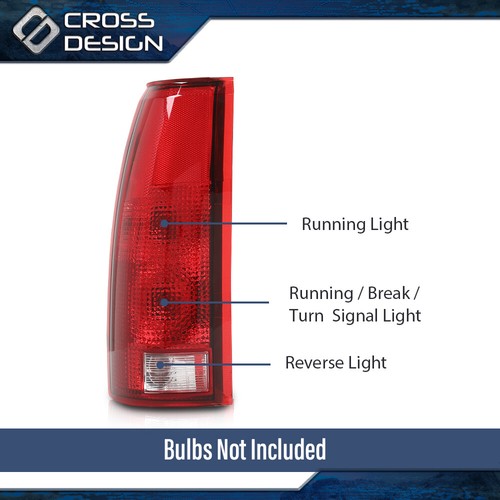 Tail Lights Fit For 88-98 Chevrolet C1500 Set of 2 Driver and Passenger Side - Imagen 3 de 12