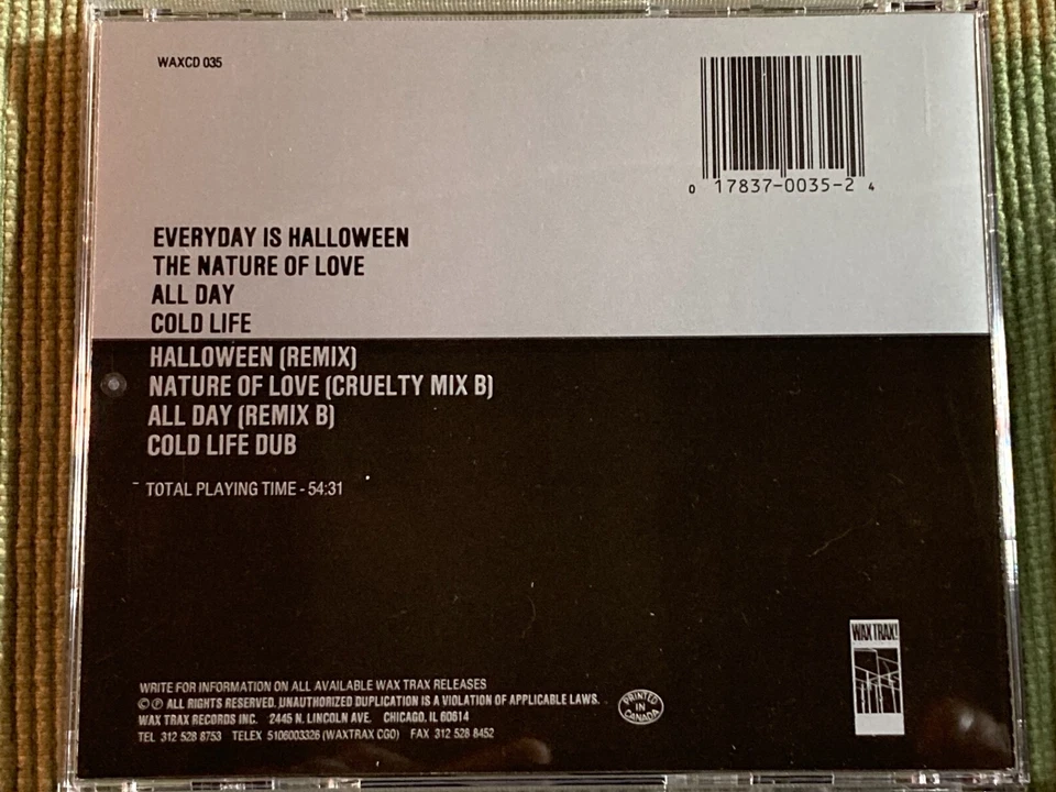 MINISTRY TWELVE INCH SINGLES 1981-1984 (8 TRACK CD) FREE SHIPPING Foto 2 de 2