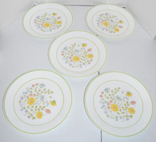 Corelle By Corning Spring Meadow Dinner Plates Excellent Condition Lot of 5
