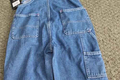 NWT Dickies KB102 Denim Bib Overall Blue Jeans Coverall Youth Boys Small (26x22) - Picture 4 of 6