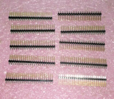 (10 PIECE LOT) 2-102973-4, 4-102973-0-24, TYCO, CONN HEADER VERT 48POS 2.54MM