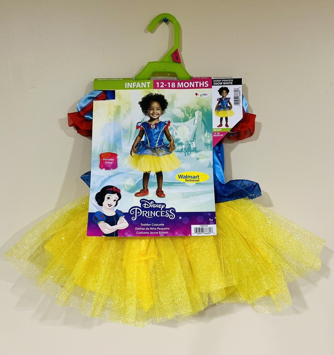 Disney Princess Snow White Infant Halloween Costume 12 18 Months Toddler  Dress