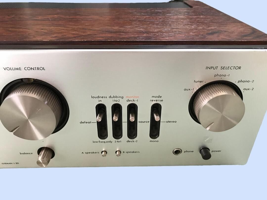Luxman L-80 Integrated Amplifier High Fidelity Audio Vintage Luxman L-80 Integrated Amplifier High Fidelity Audio Vintage
