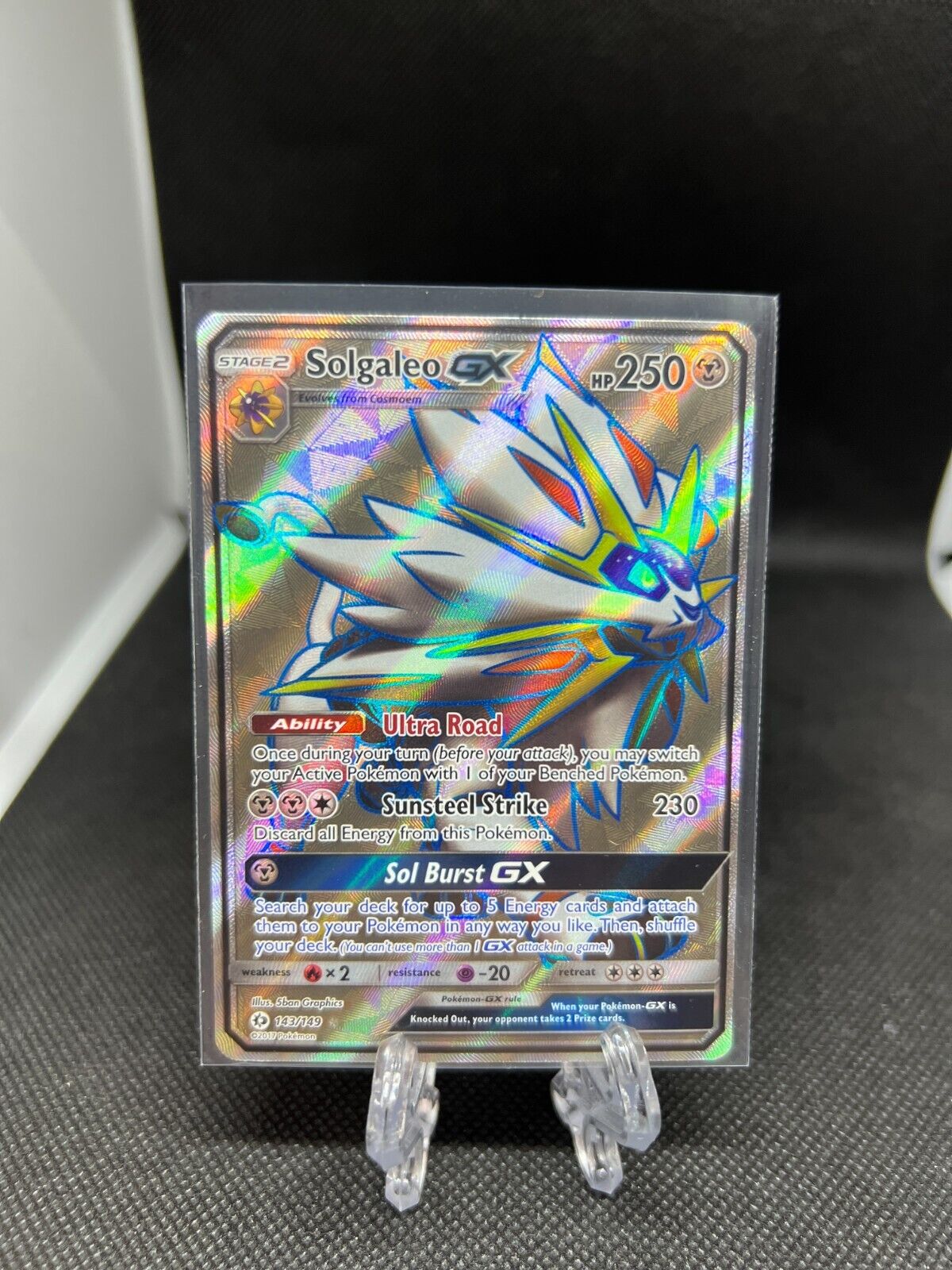 Check the actual price of your Solgaleo-GX 143/149 Pokemon card