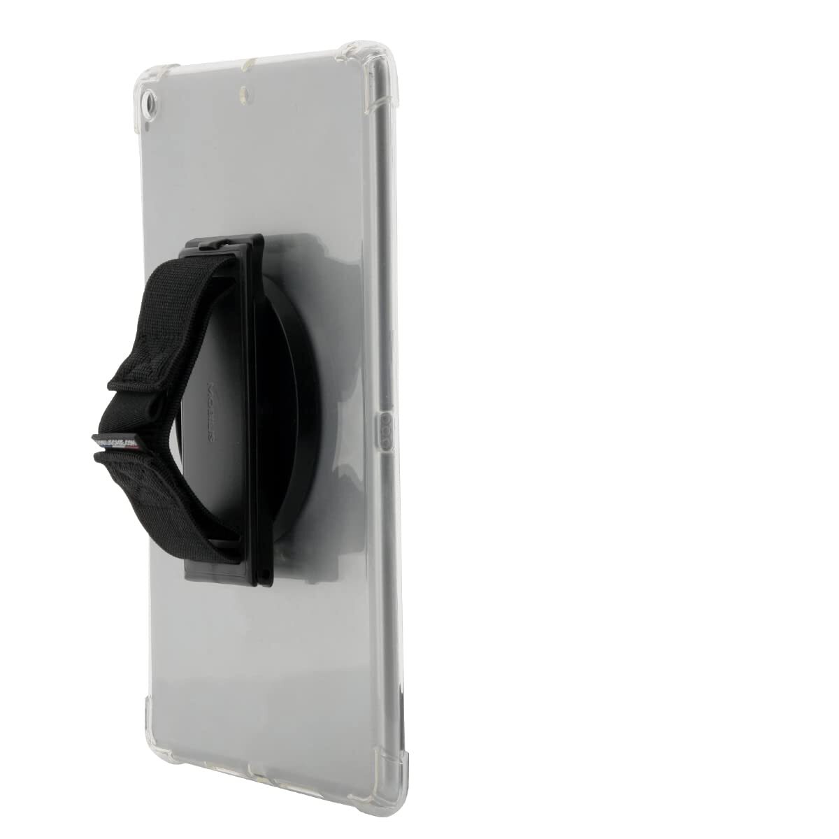 Mobilis Universal 360° Rotating Stick On Hand Strap for Tablet + Kickstand + Sty