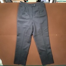 Harve Benard by Holtzman 100 Wool Slacks 12 Womens Adjustable Elastic Waist
