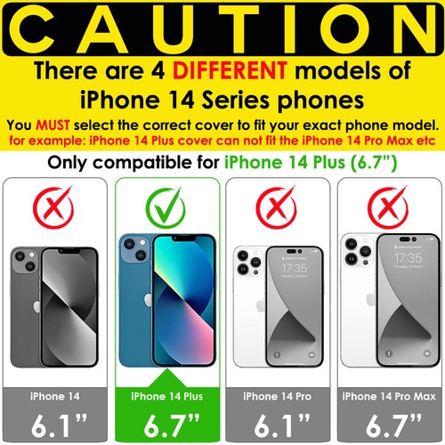 3x CLEAR Screen Protector Guard Covers for Apple iPhone 14 Plus 6.7" (2022) - Picture 3 of 3