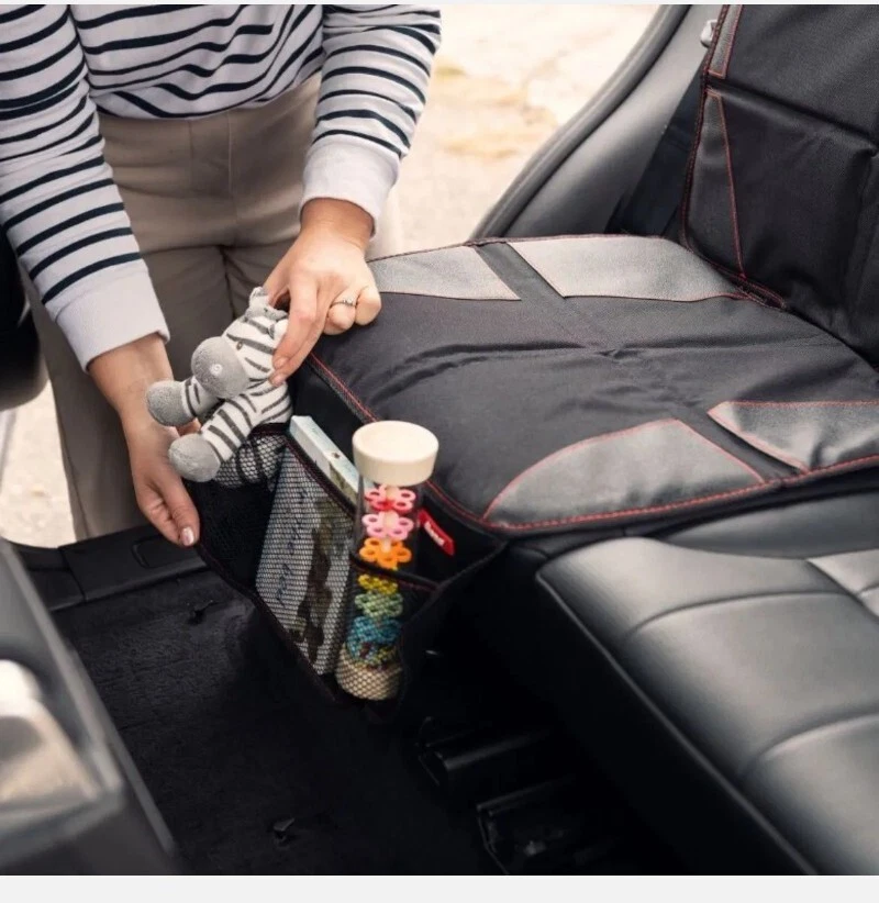 Diono Ultra Mat® Car Seat Protector in Black.  - Image 3 of 4