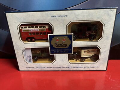 HAMLEYS LLEDO Toyshop Special Limited Edition 1004/5000 Set Scale 1:64 Toy Car
