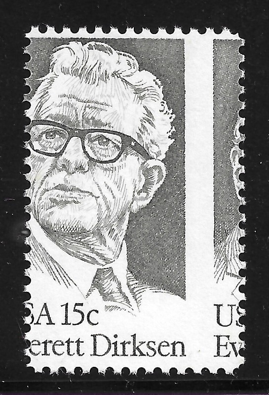 ** US #1874  .15c  SCARCE  EVERETT  DIRKSEN  MAJOR  MISPERF  MNH  NICE  **