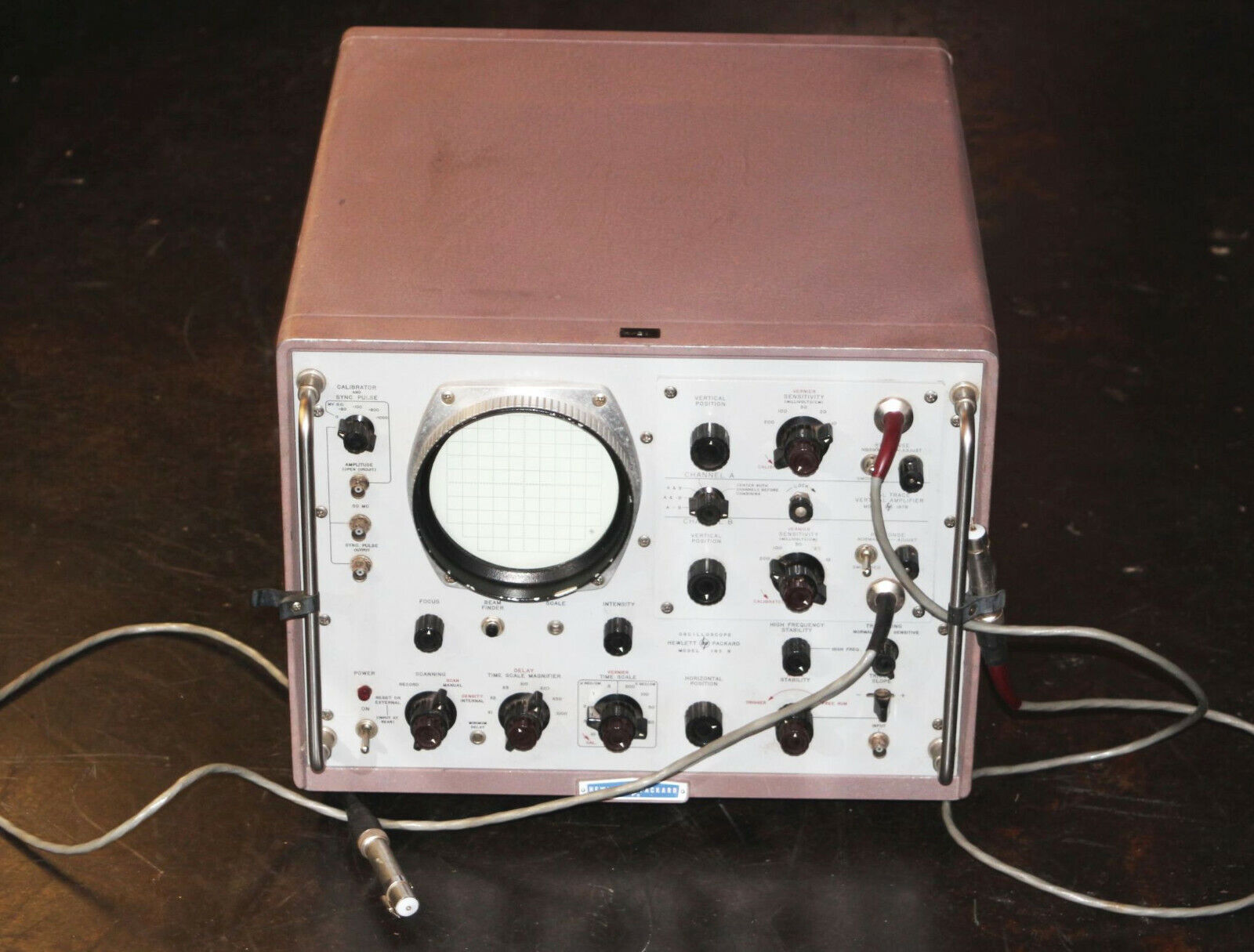 Vintage Spring new work one after Quantity limited another 1960s HP 187B Kilomegacycle Cold Sampling Oscilloscope