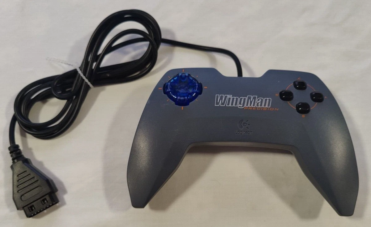 Manette De Jeu Logitech WingMan – Rétro Gaming PC, Connexion USB/VGA, 11 Boutons