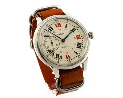 Molnija 3602 Large Men s Mechanical Wristwatch USSR Soviet Vintage