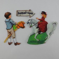Lot of Vintage Felt Nursery Rhymes Felt Board Cutouts Ride a Cock Horse