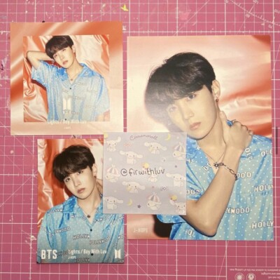official bts boy with luv / lights japanese release set jung hoseok jhope