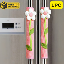 1pc Refrigerator Handle Cover Fabric Door Anti-Cold  Dust Proof Handle Sleeves