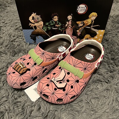 Demon Slayer X Crocs NYCC Nezuko Size M10/W12 Ship Today NEW 🔥 | eBay