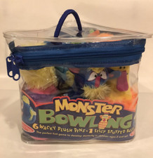 Melissa and Doug Monster Bowling 6 Wacky Plush Pins, 1 Silly Stuffed Ball