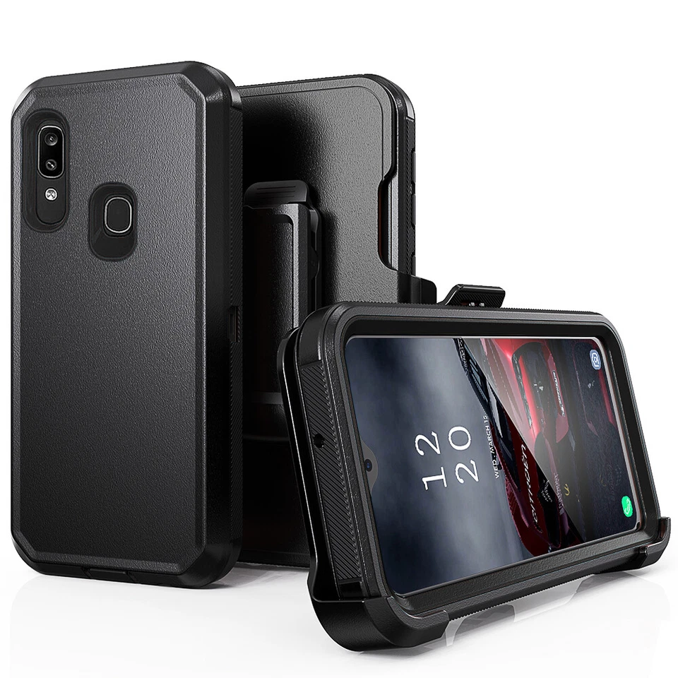 For Samsung Galaxy A03S/A13/A14/A53/A23 Shockproof Case Cover+Belt Clip Holster - Image 4 of 4