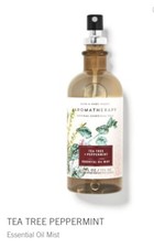 Bath  Body Works Aromatherapy TEA TREE PEPPERMINT Pillow Body Mist Spray 5.3 oz