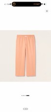Women  s High Rise Boxer Sweatpants - Parke x Target Peach Orange Size Medium