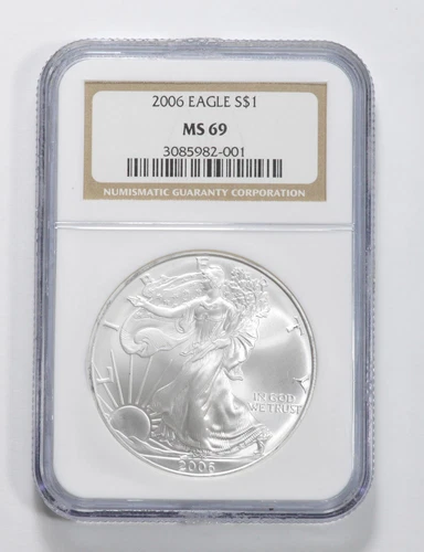 MS69 2006 American Silver Eagle NGC Brown Label *2471