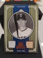 2005 Donruss Diamond Kings Bronze Black & White Materials /100 Michael Young