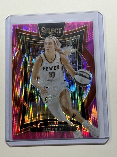 2025 Panini Select WNBA Lexie Hull Concourse Pink Flash Prizm #67 Indiana Fever