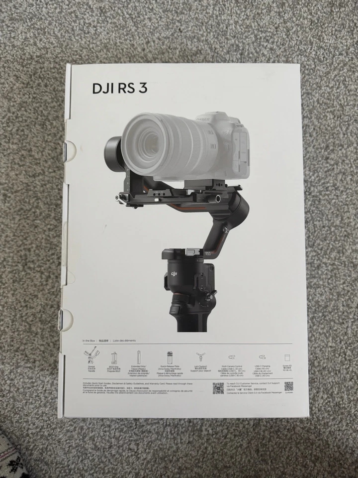 Cardán DJI RS 3, 3 ejes para cámara DSLR y sin espejo barra de video profesional Foto 3 de 4