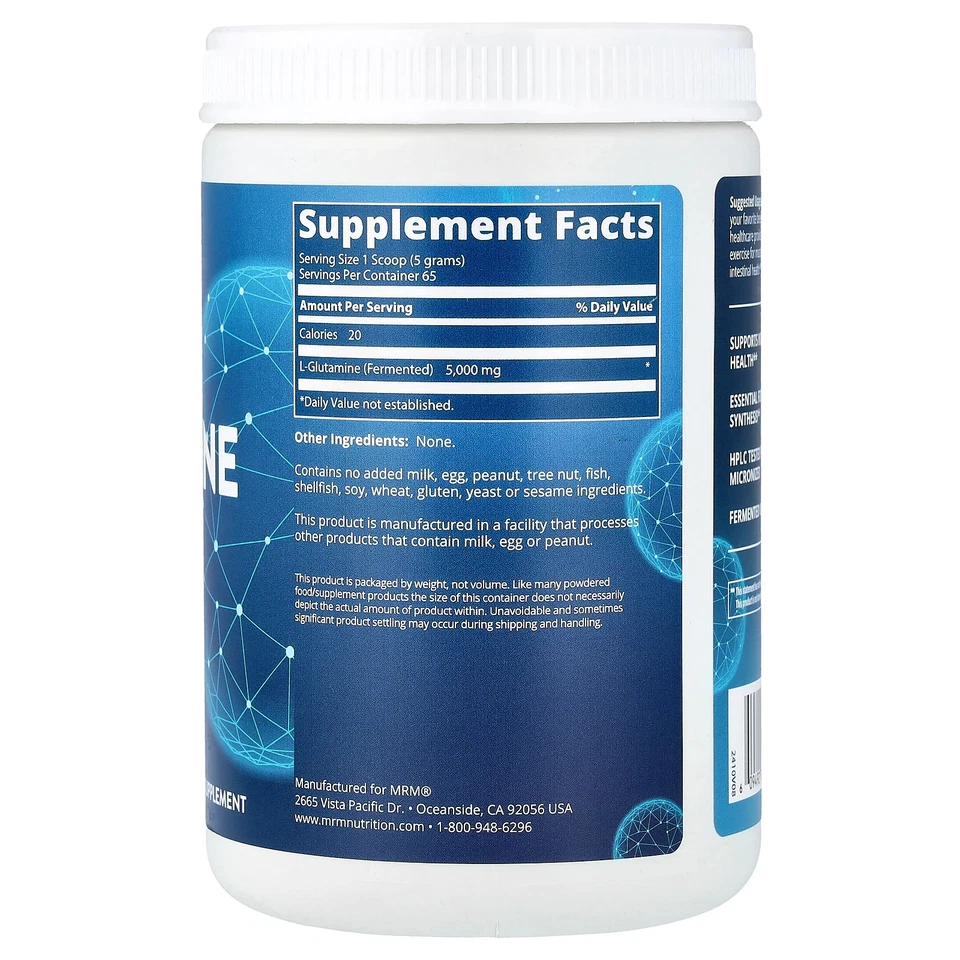 L-Glutamina 325, 11,5 oz (325 g) Foto 2 de 2