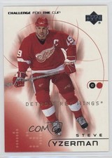 2001-02 Upper Deck Challenge for the Cup Steve Yzerman #28 HOF n1u