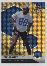 2021 Panini Mosaic Rookies Reactive Yellow Mosaic Prizm Tre' McKitty #386 16wc