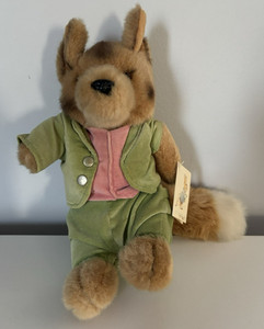 Vtg Eden Toys Foxy Whiskered Gentleman Beatrix Potter Plush Animal Tag Fox READ