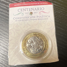 Mexico 2017 20 Pesos Bi-Metallic Coin Centenario Constituci&oacute;n Pol&iacute;tica 1917-2017