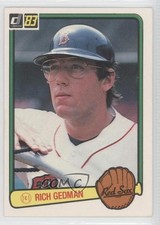 1983 Donruss Rich Gedman #156 0c4
