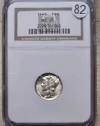 1940 Mercury Dime 10c MS65 -- Wonderful White --
