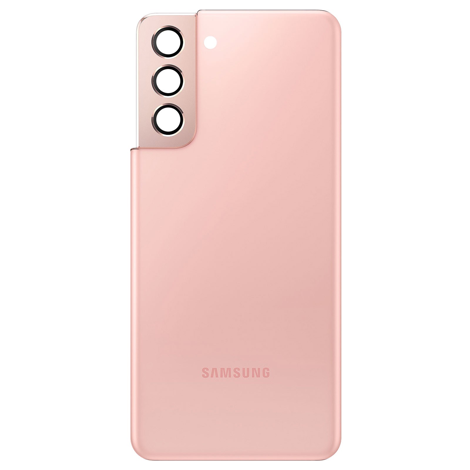 Copribatteria Galaxy S21 brisé ? Remplacez la vitre arrière rose gold facilement