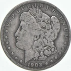 VG/F 1902 (P) Morgan Silver Dollar (1 coin) *1428