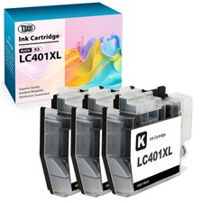 LC401 Black Ink Cartridge compatible for Brother MFC-J1012DW MFC-J1170DW Lot