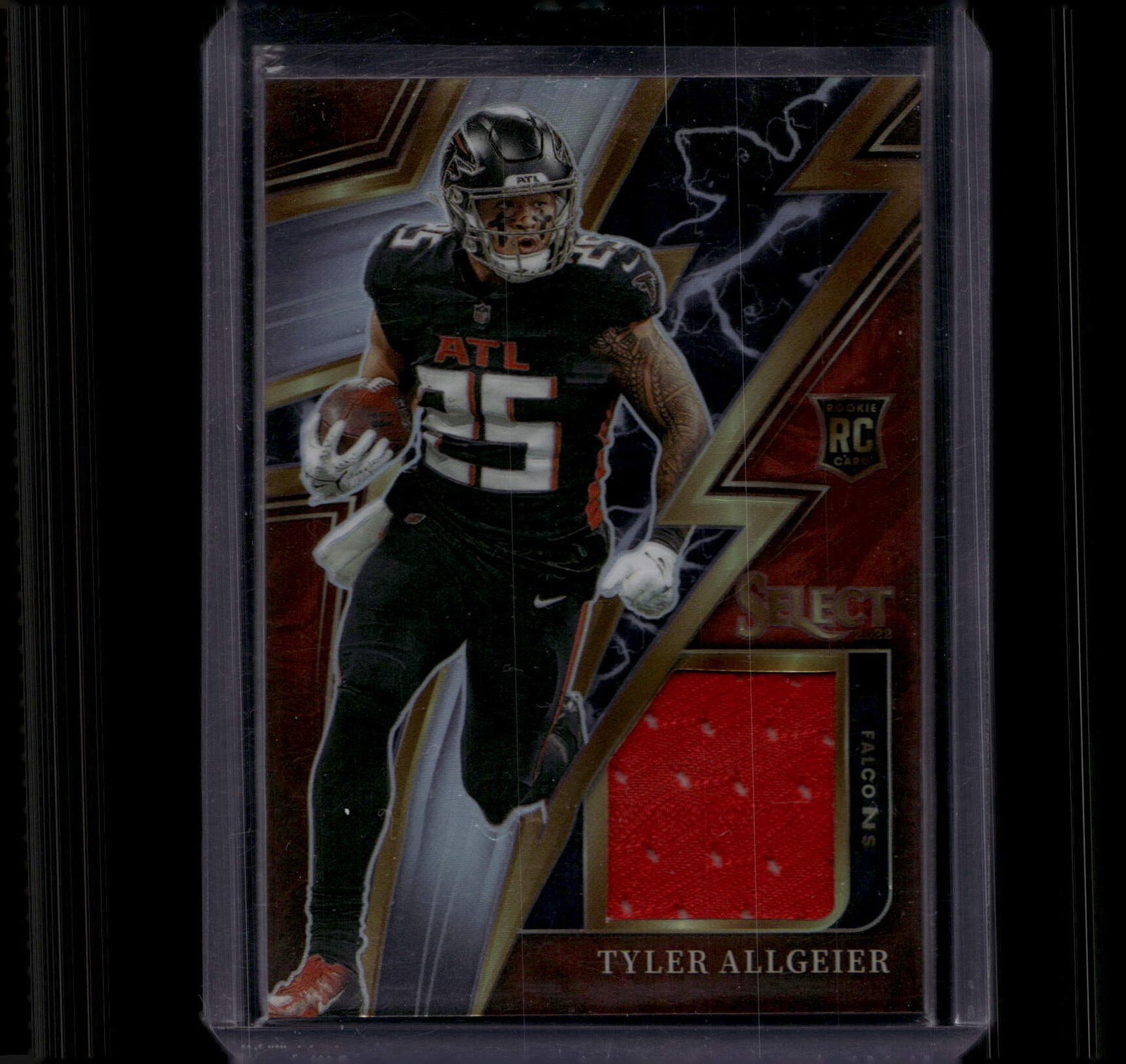 Tyler Allgeier Panini Select Sparks Relics #SP42 Base