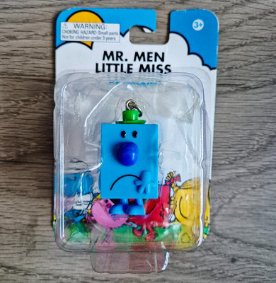 Mr Men Mr Grumpy Figur Schlüsselanhänger Schlüsselanhänger 2'' THOIP Goldie Int 2013