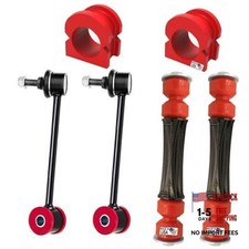 6 PC Front/Rear Sway Bar CODE RED Front / Rear Link Kit Bushing Kit