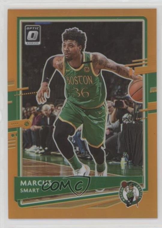 2020-21 Panini Donruss Optic Orange Prizm 71/199 Marcus Smart #41 in5