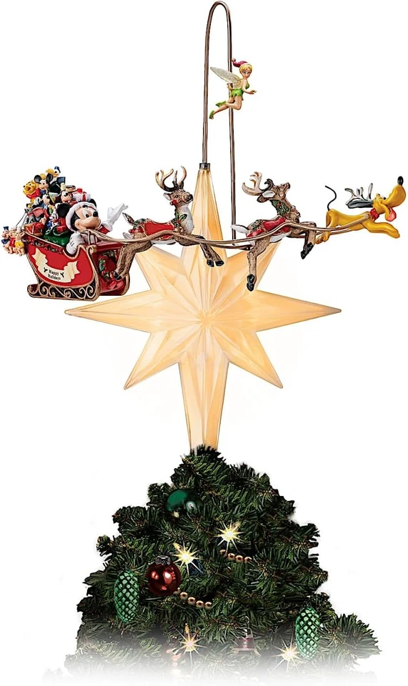 The Bradford Exchange Disney's Timeless Holiday Treasures Tree Topper Foto 4 de 4